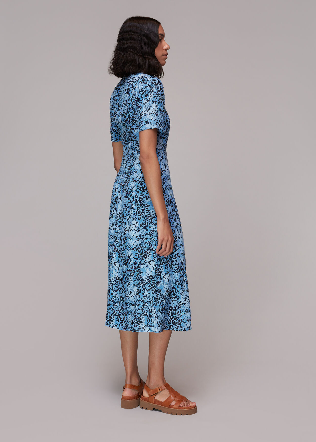 Rowan Hyena Spot Midi Dress