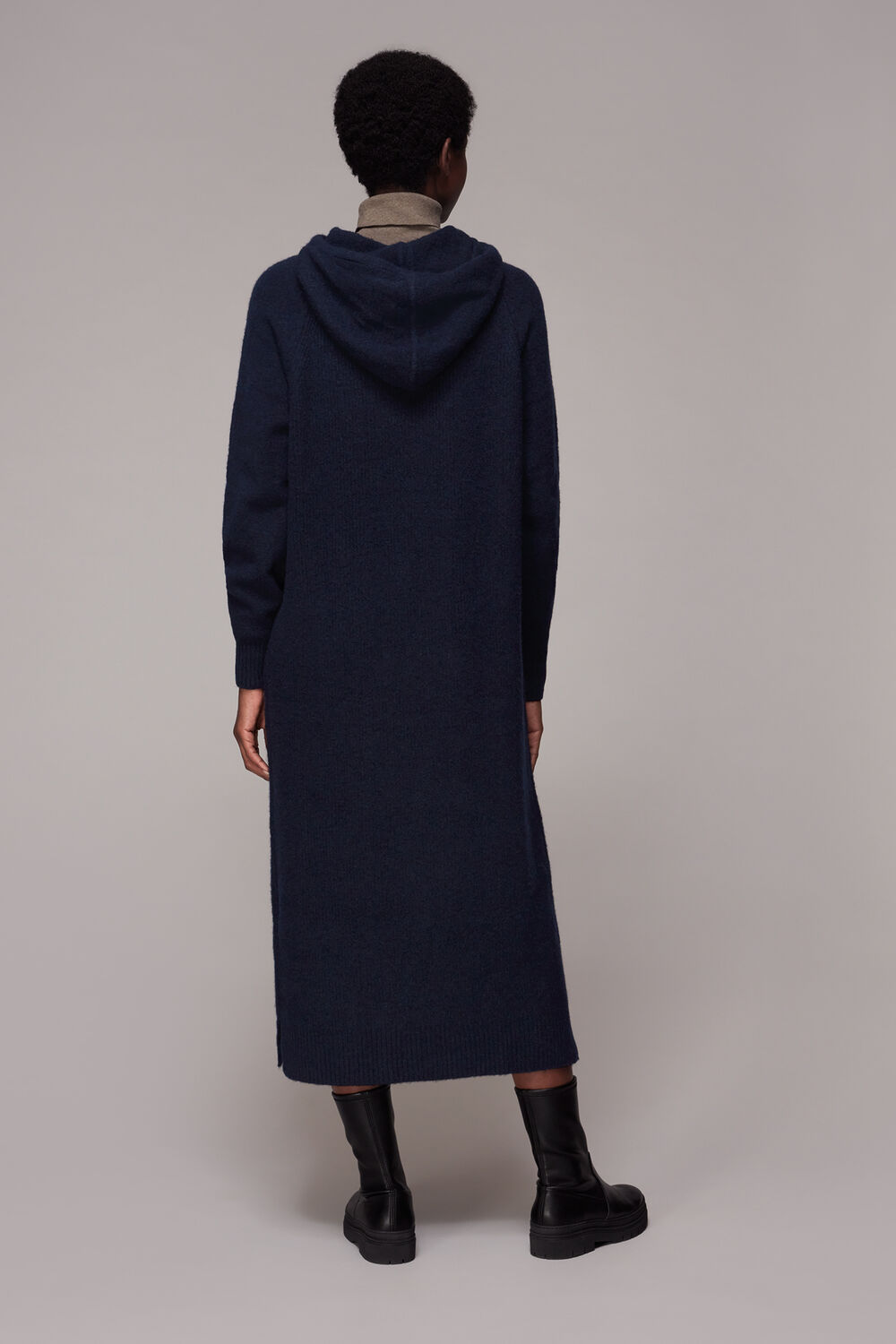 Knitted Hoodie Dress