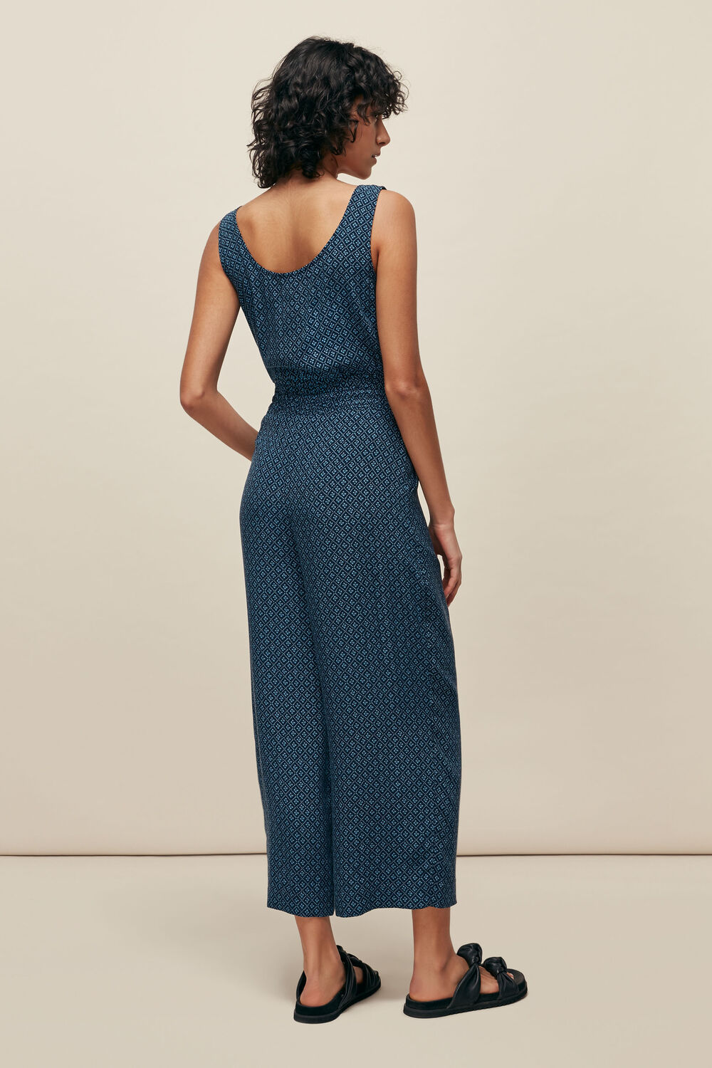 Lattice Print Quinn Jumpsuit