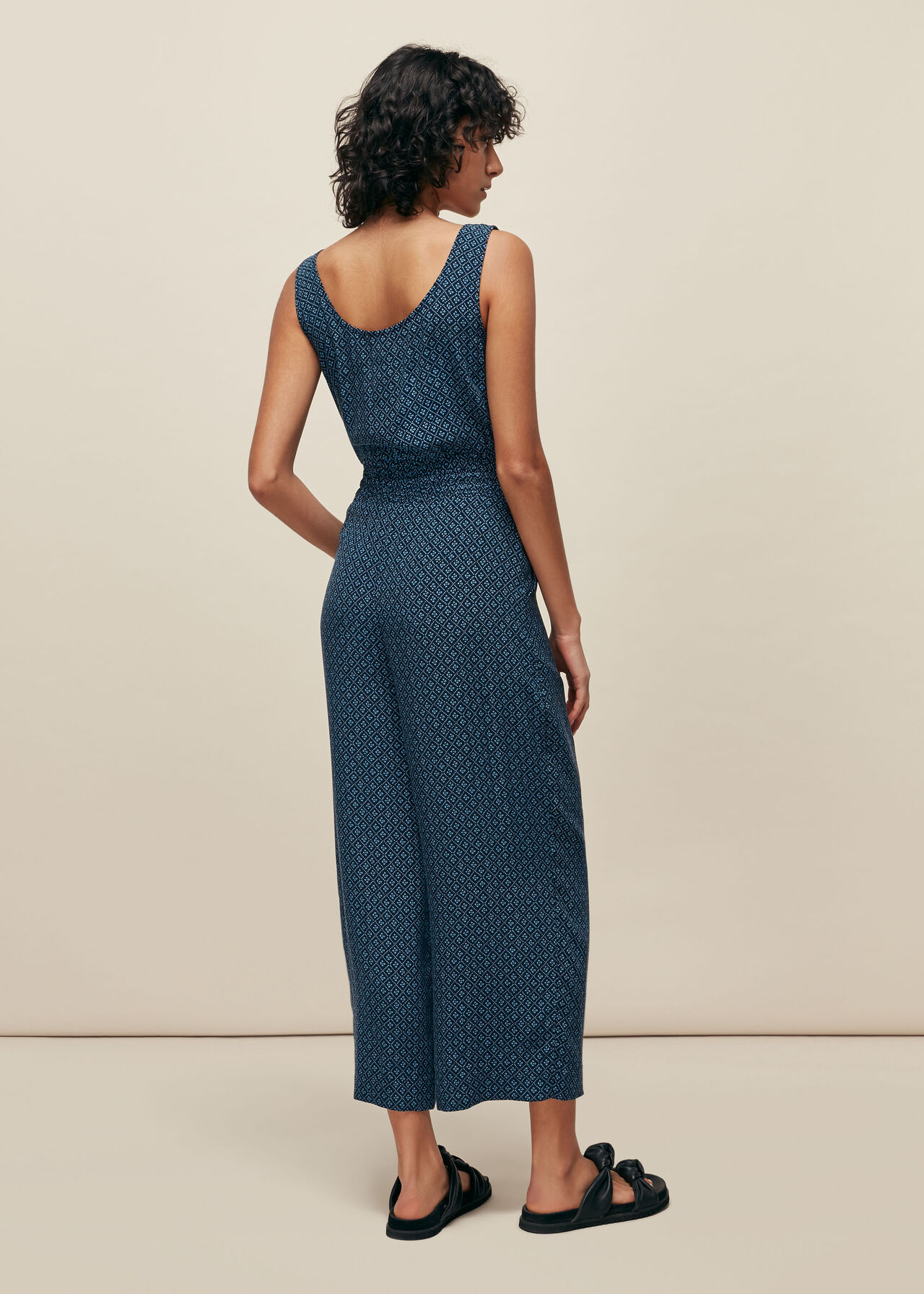 Lattice Print Quinn Jumpsuit