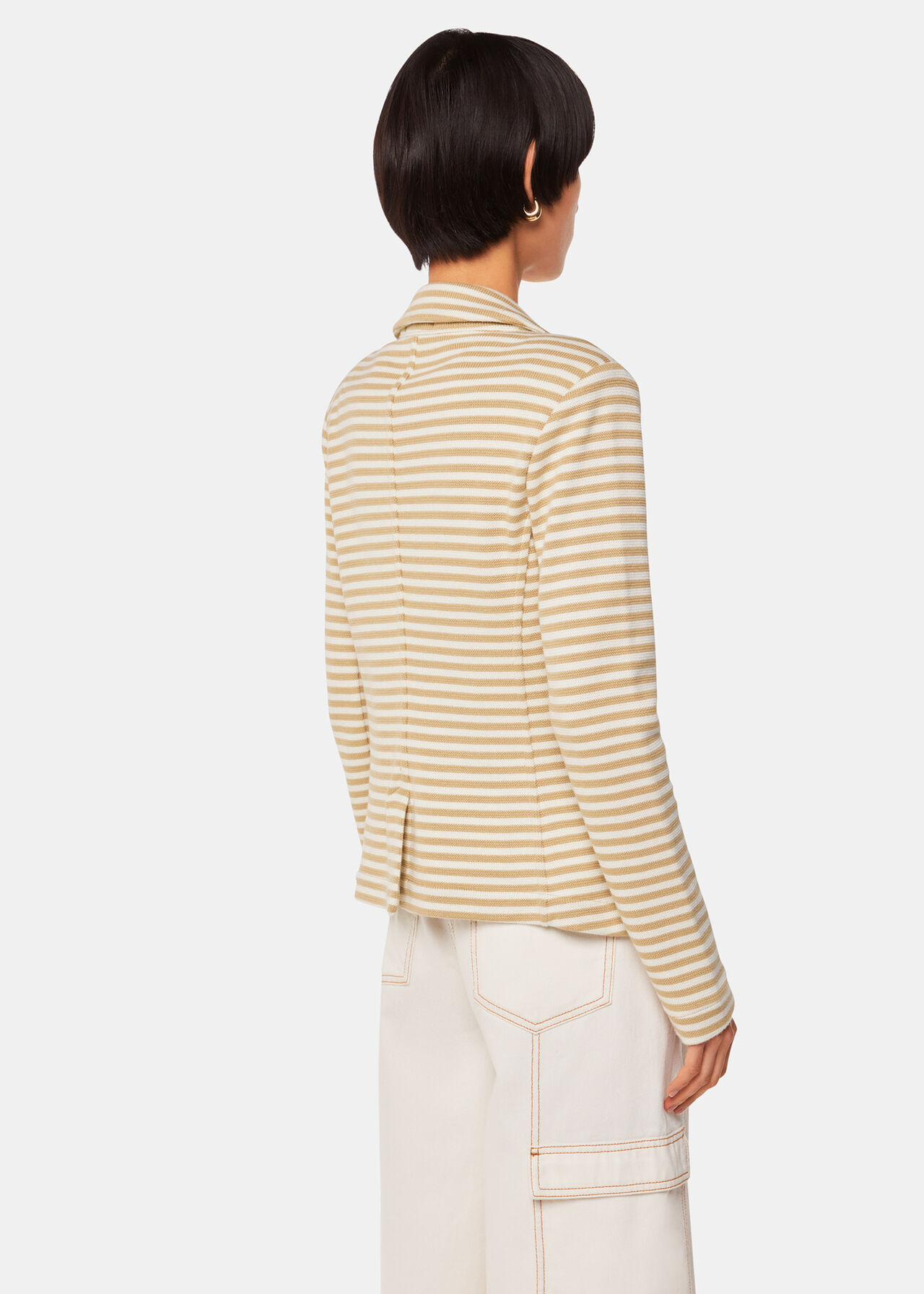 Slim Fit Jersey Jacket