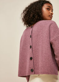 Reversible Merino Mix Cardigan