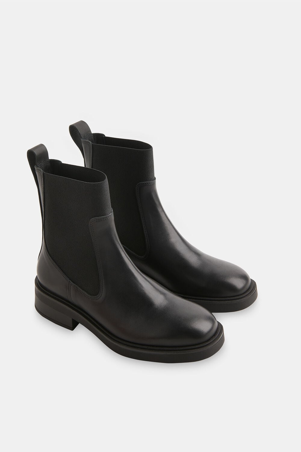 Black Elasticated Chelsea Boot