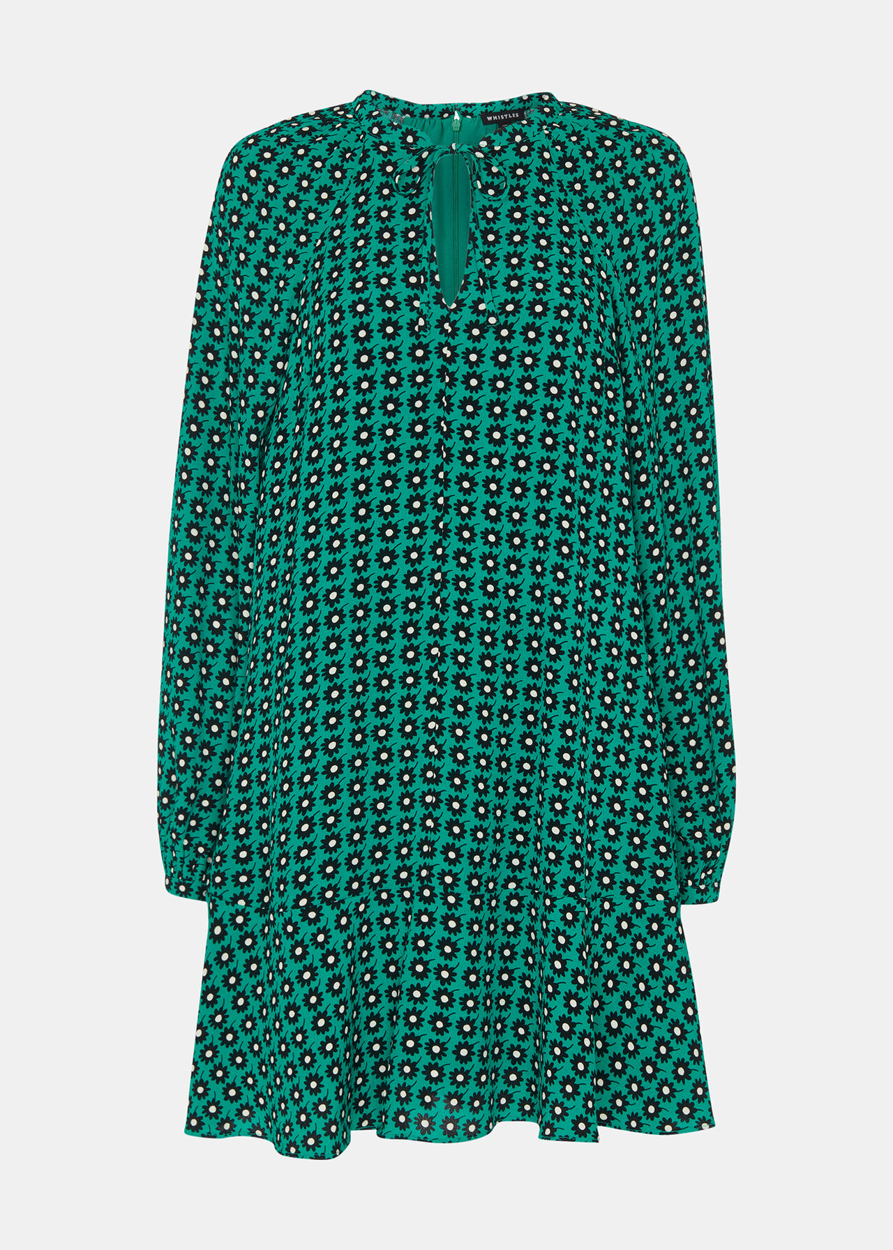 Floral Dot Flippy Dress