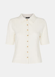 Grace Ribbed Polo
