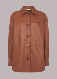 Cady Leather Pocket Overshirt