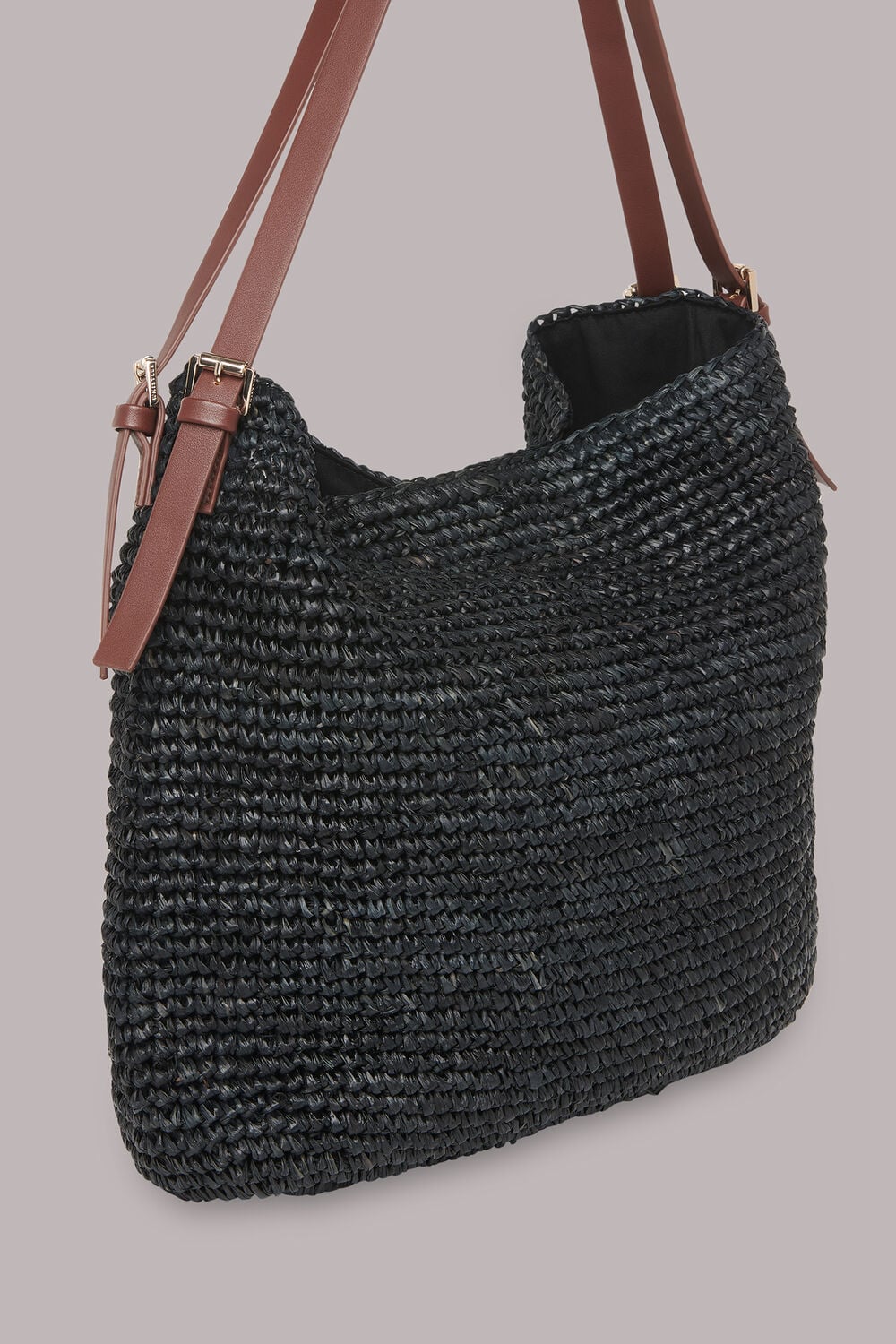 Aria Straw Shoulder Bag