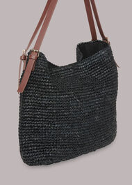 Aria Straw Shoulder Bag