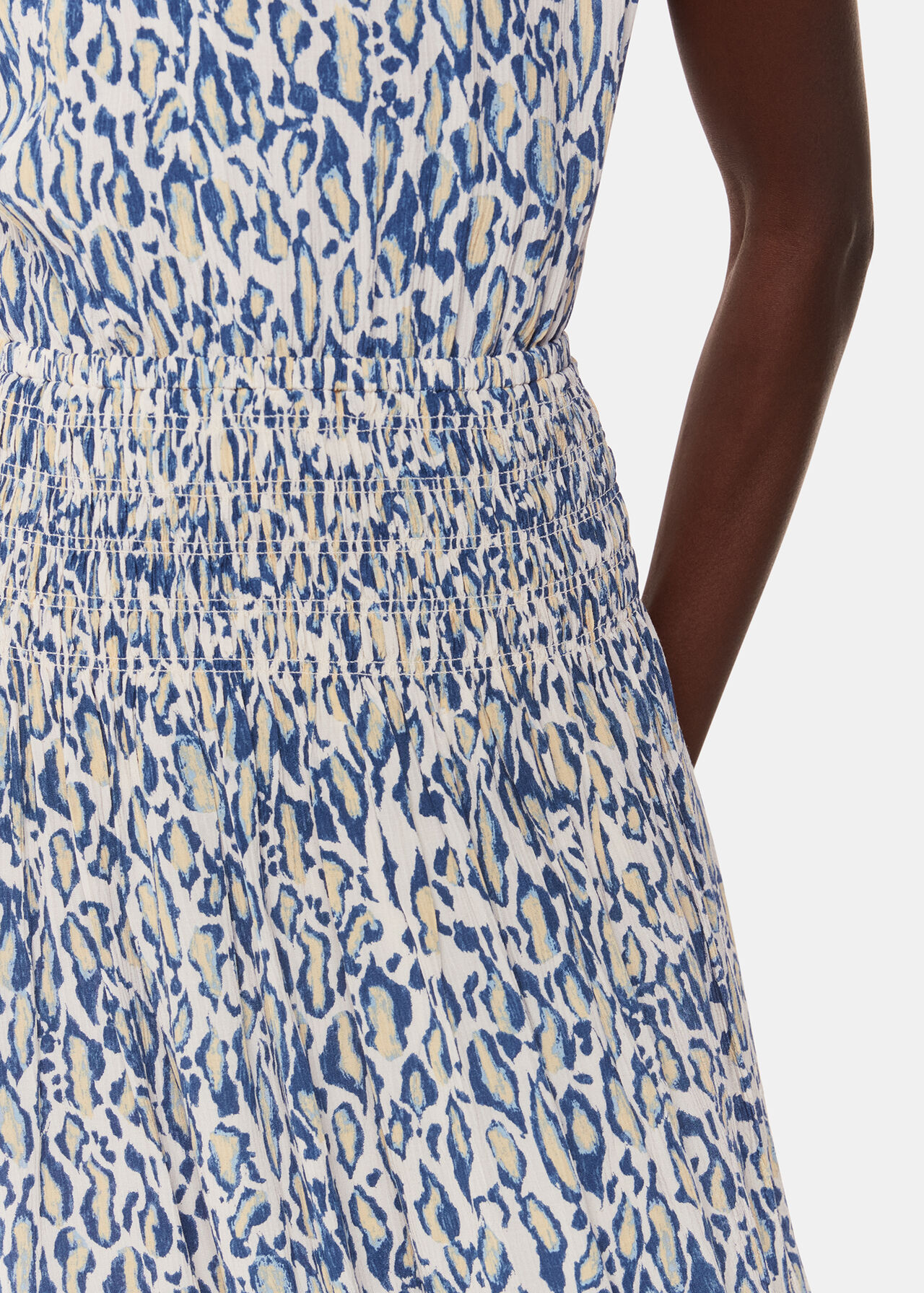 Flaming Leopard Print Dress