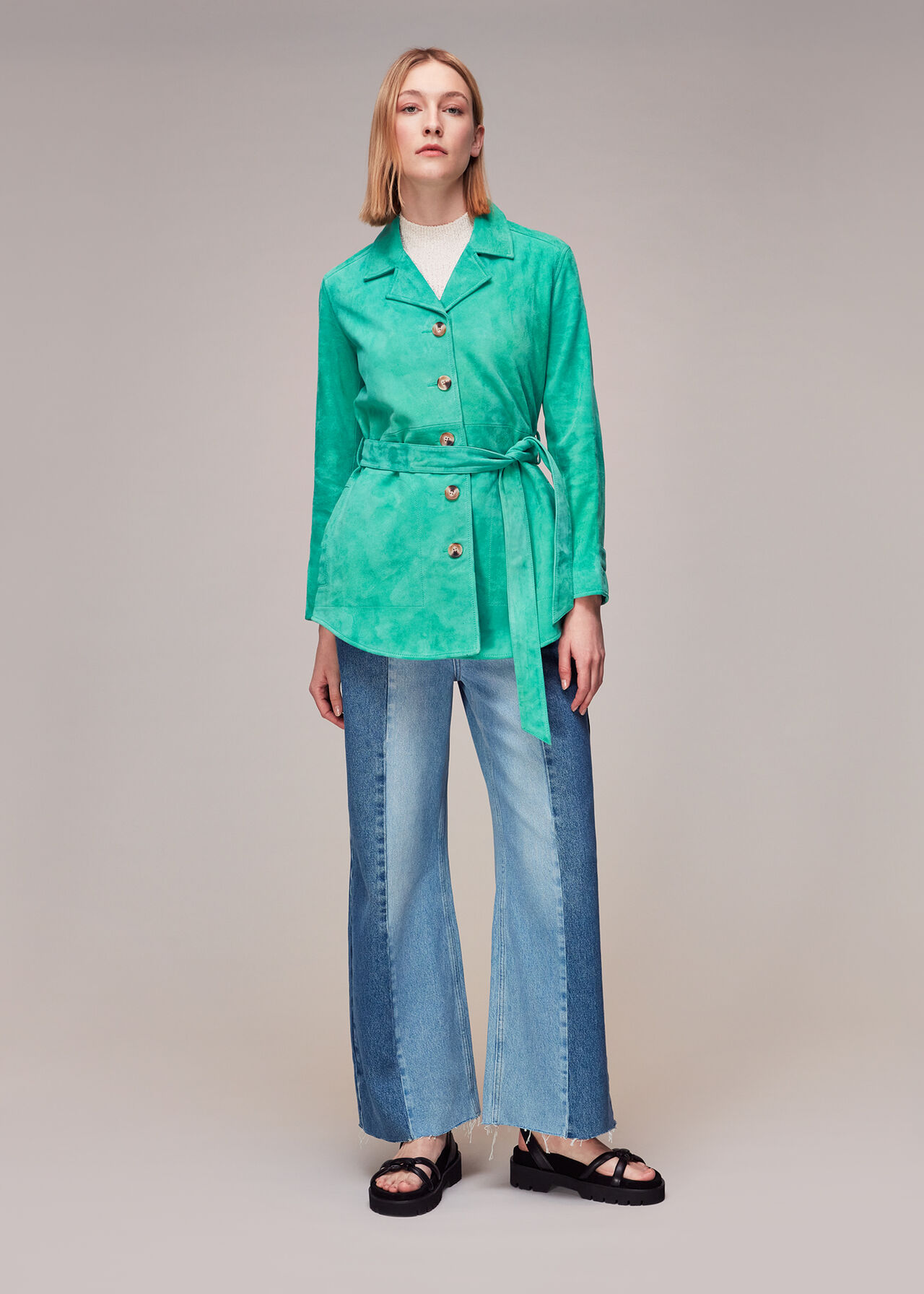 Rosa Suede Overshirt