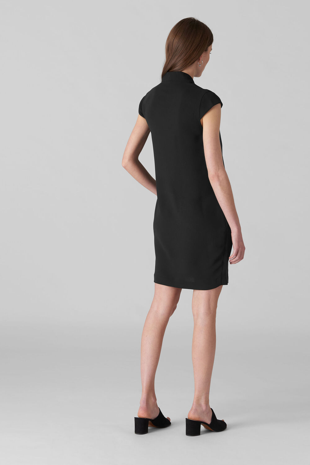 Paige V Neck Crepe Dress