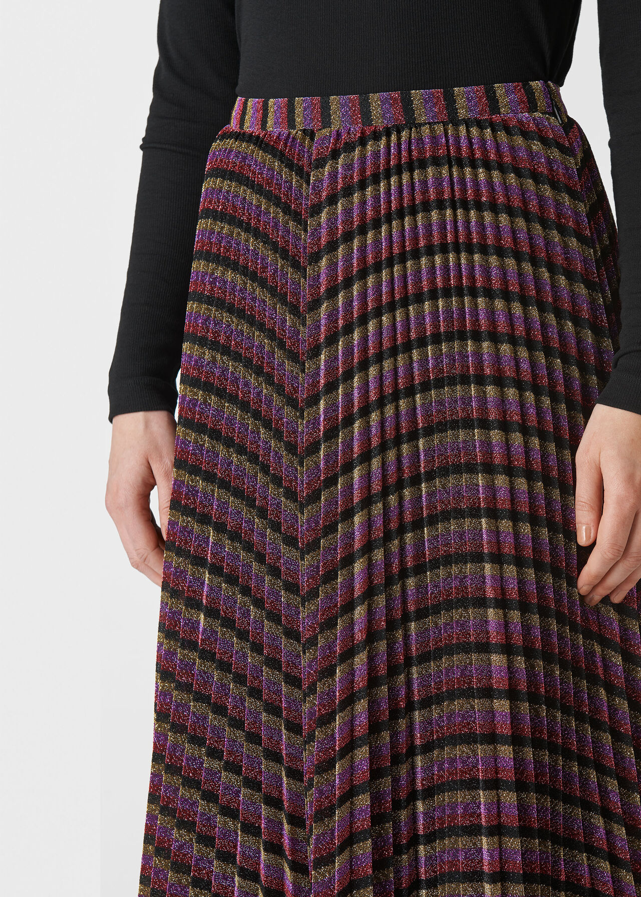 white stuff charlie stripe cotton skirt