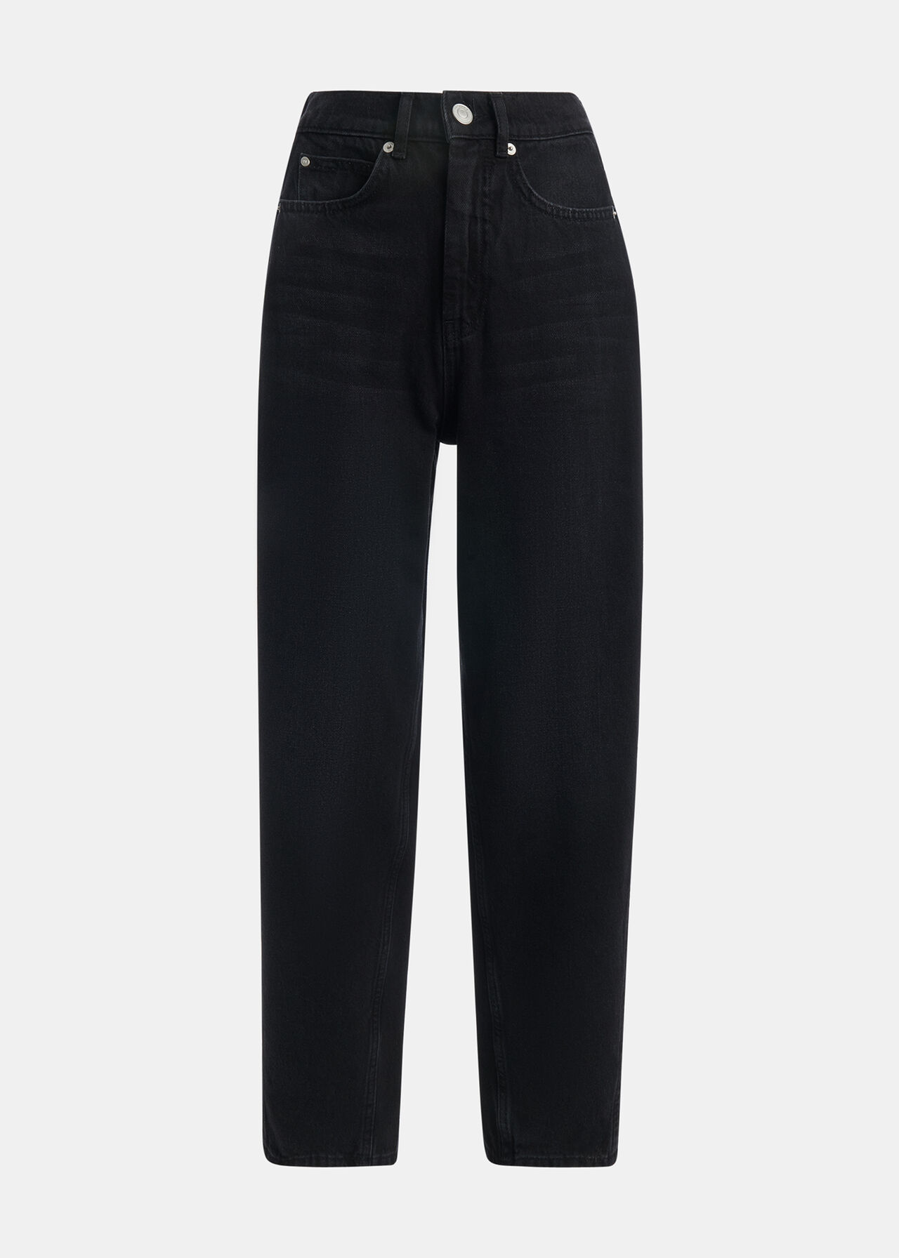 Authentic Barrel Leg Jean Black