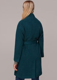 Clara Funnel Neck Wool Coat