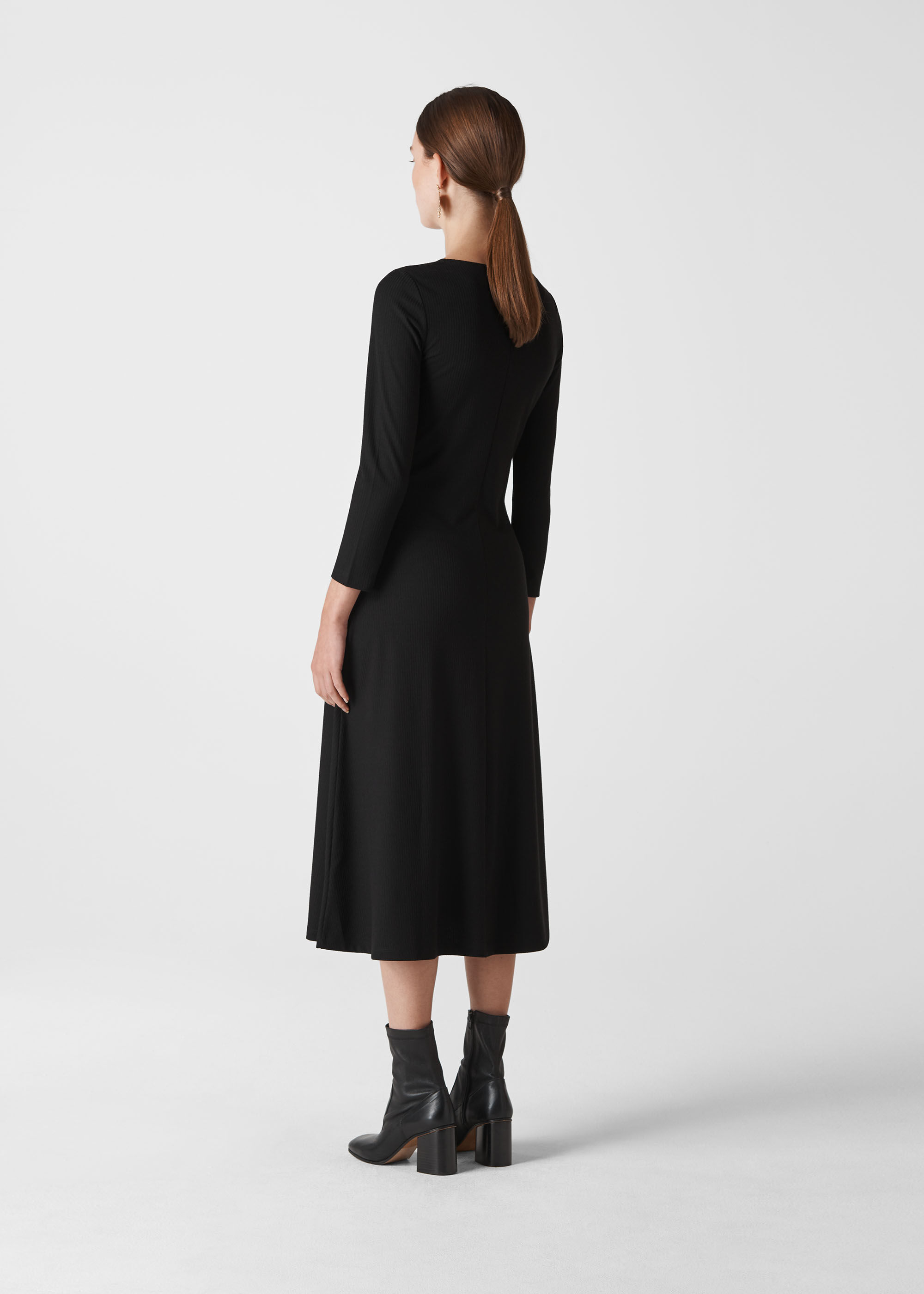 Whistles button detail jersey dress deals