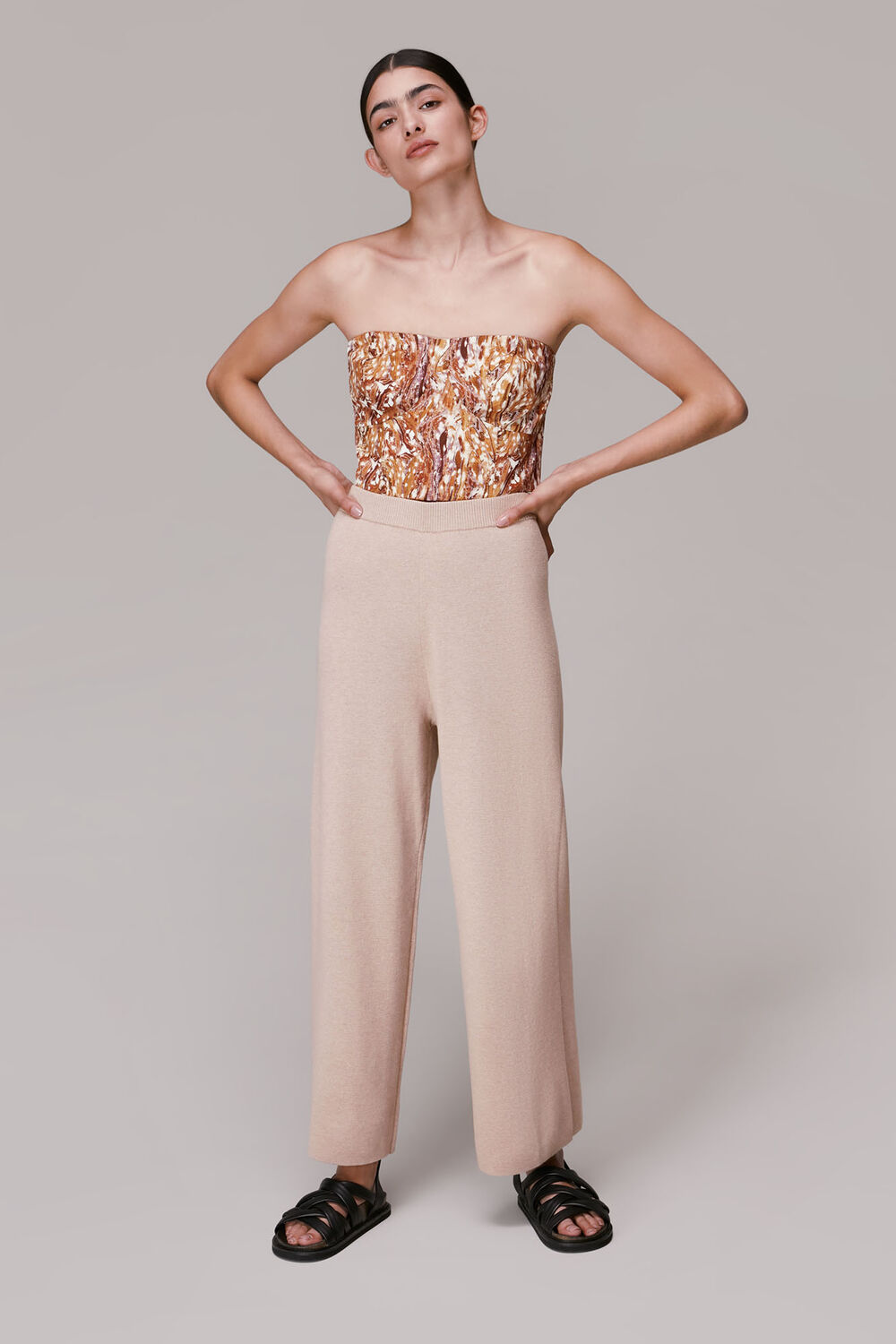 Knitted Wide Trousers