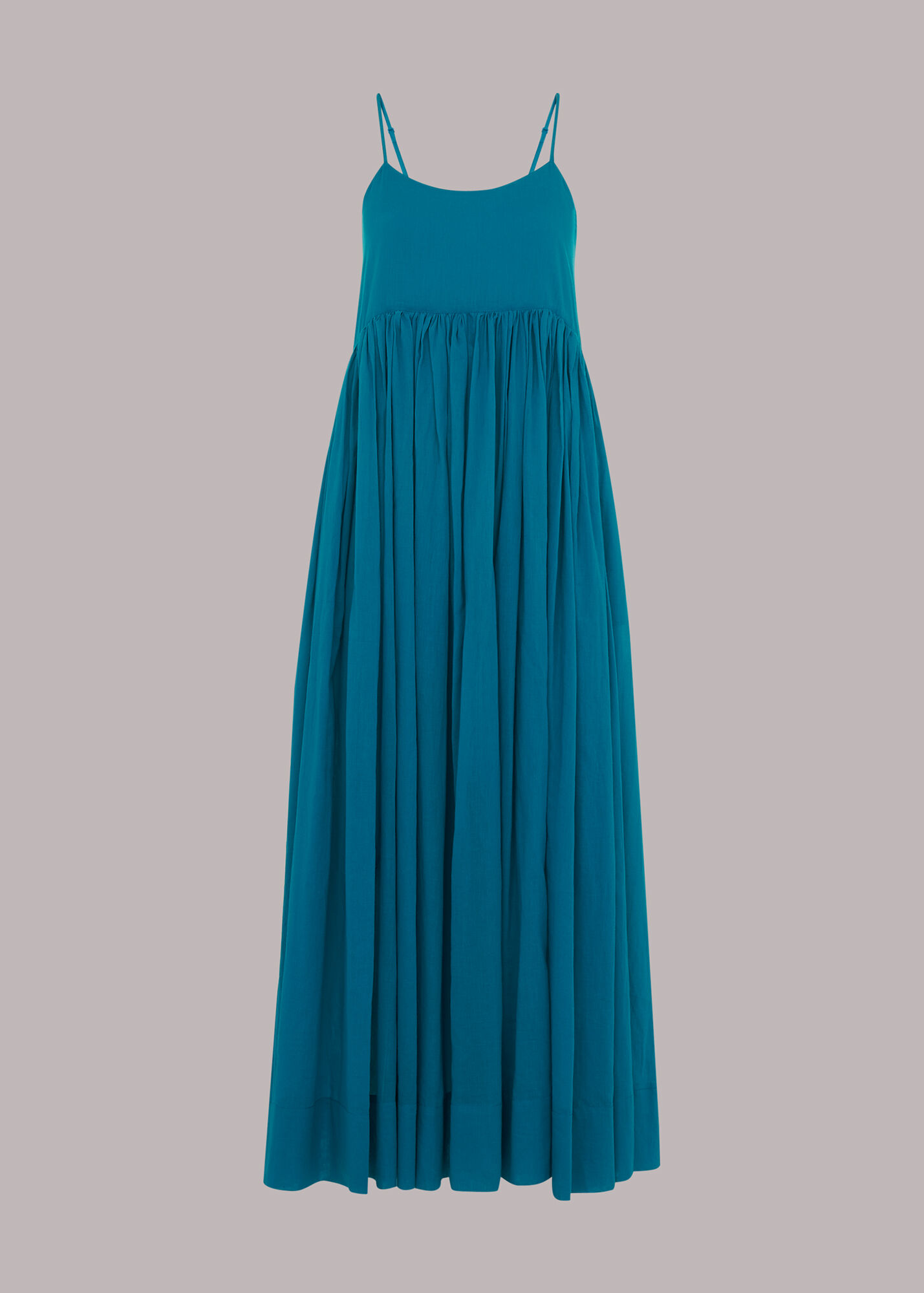 Turquoise Carmen Trapeze Dress WHISTLES