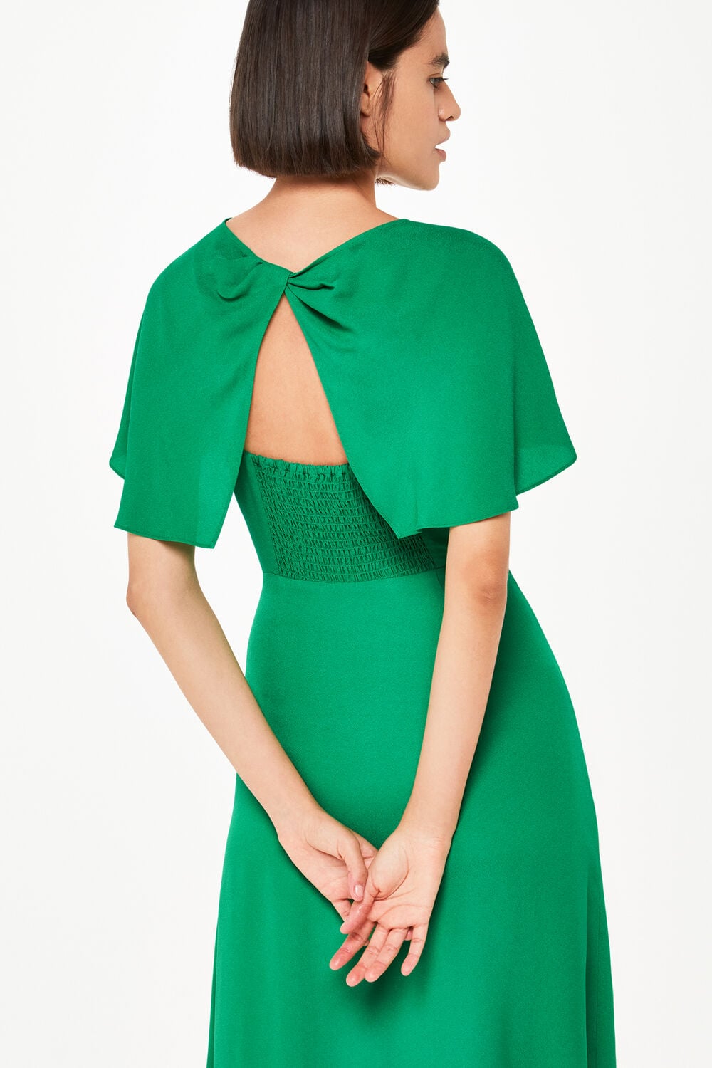 Annabelle Cape Sleeve Dress