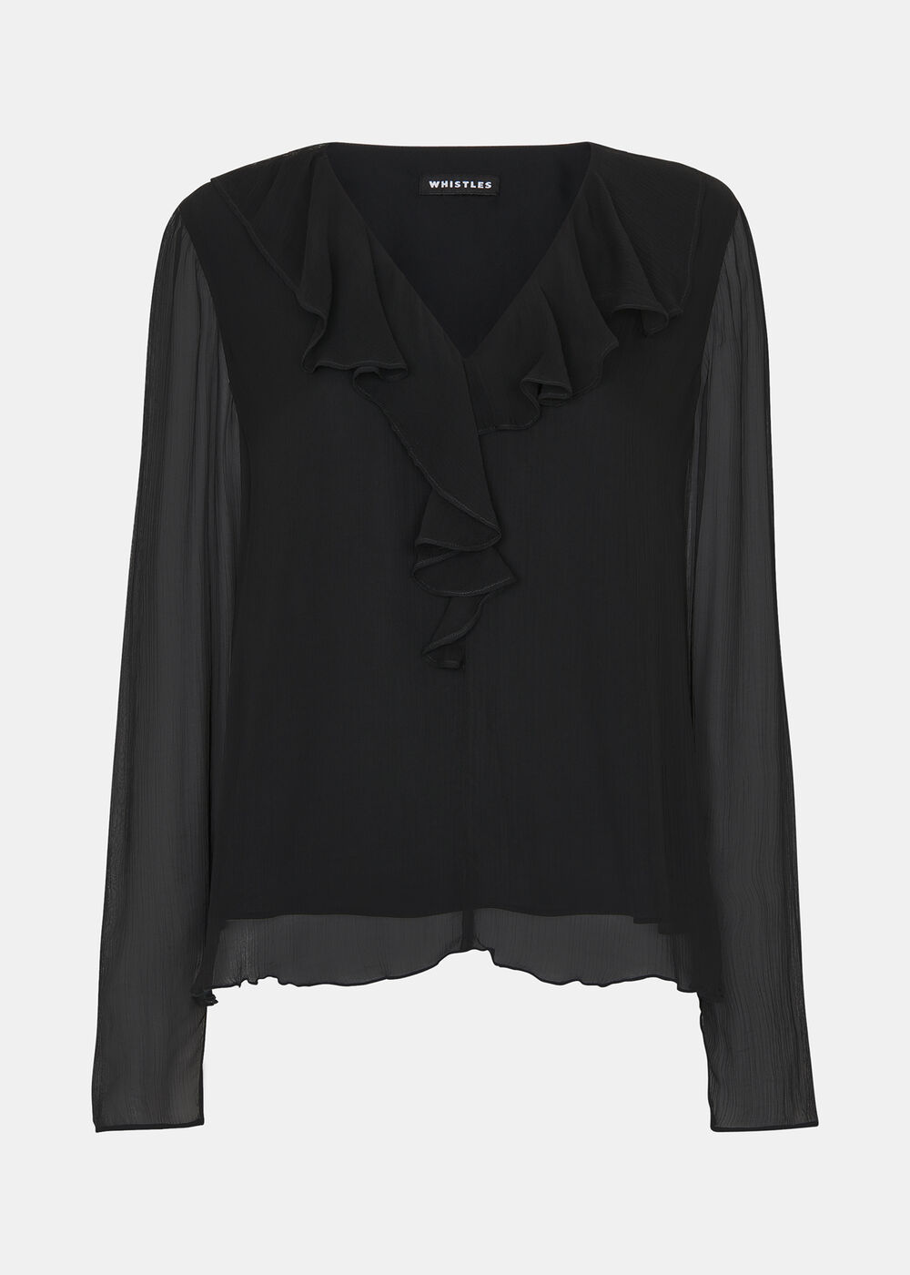 Ruffle Collar Detail Blouse