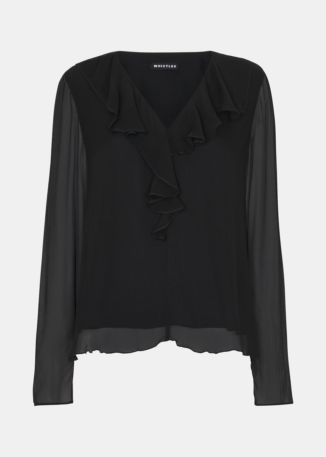 Ruffle Collar Detail Blouse