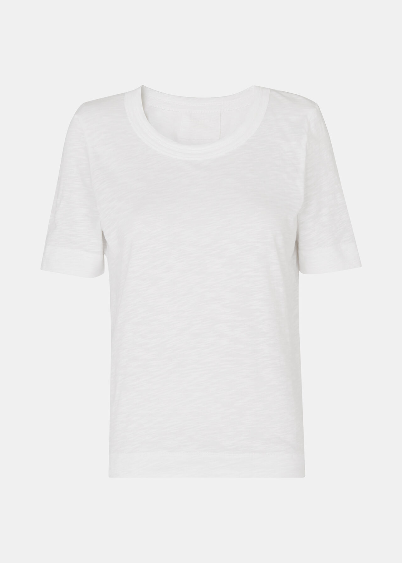Whistles Rosa Double Trim T-Shirt