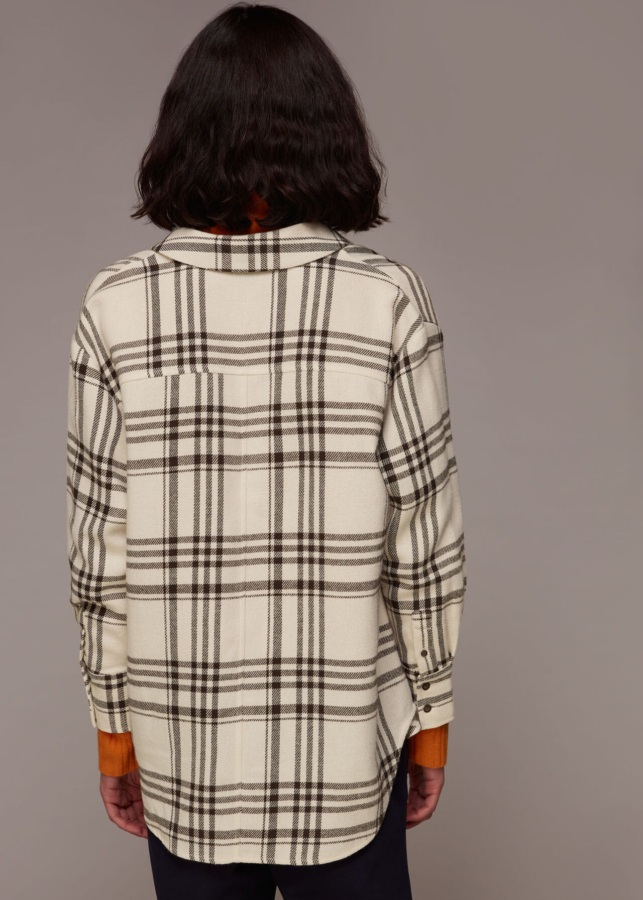 Oversized Check Cotton Shirt