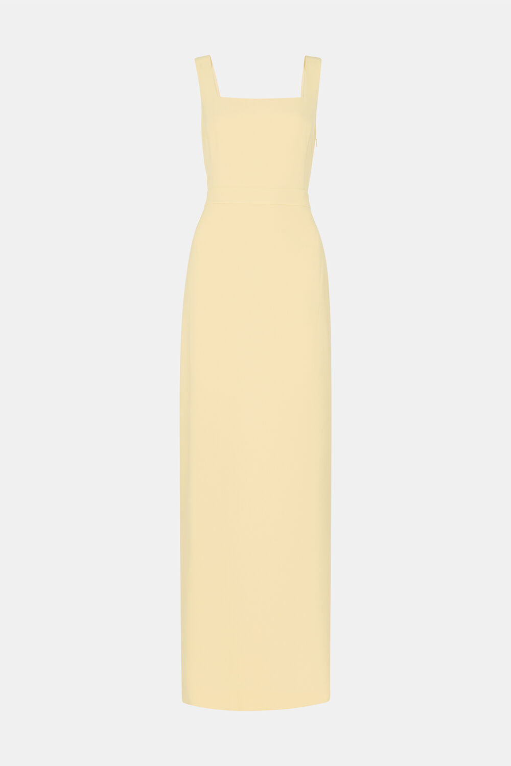 Yellow Mila Square Neck Maxi Dress