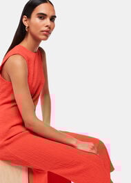Erin Texture Midi Dress