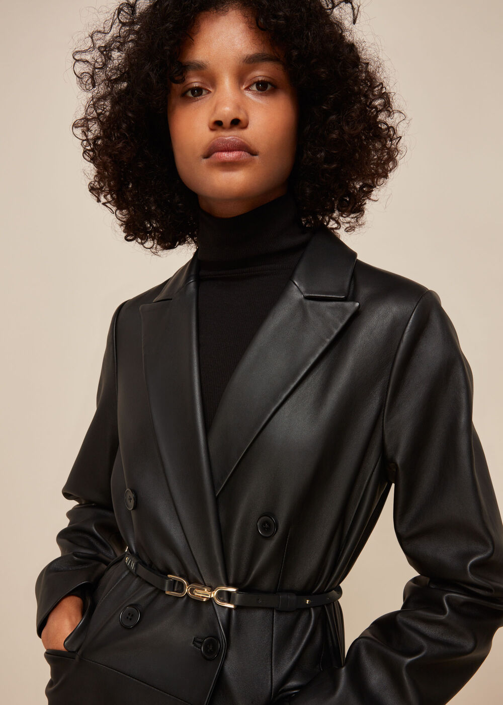 Link Buckle Waist Belt