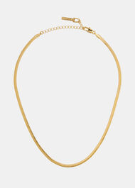 Flat Snake Chain Necklace