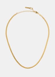 Flat Snake Chain Necklace