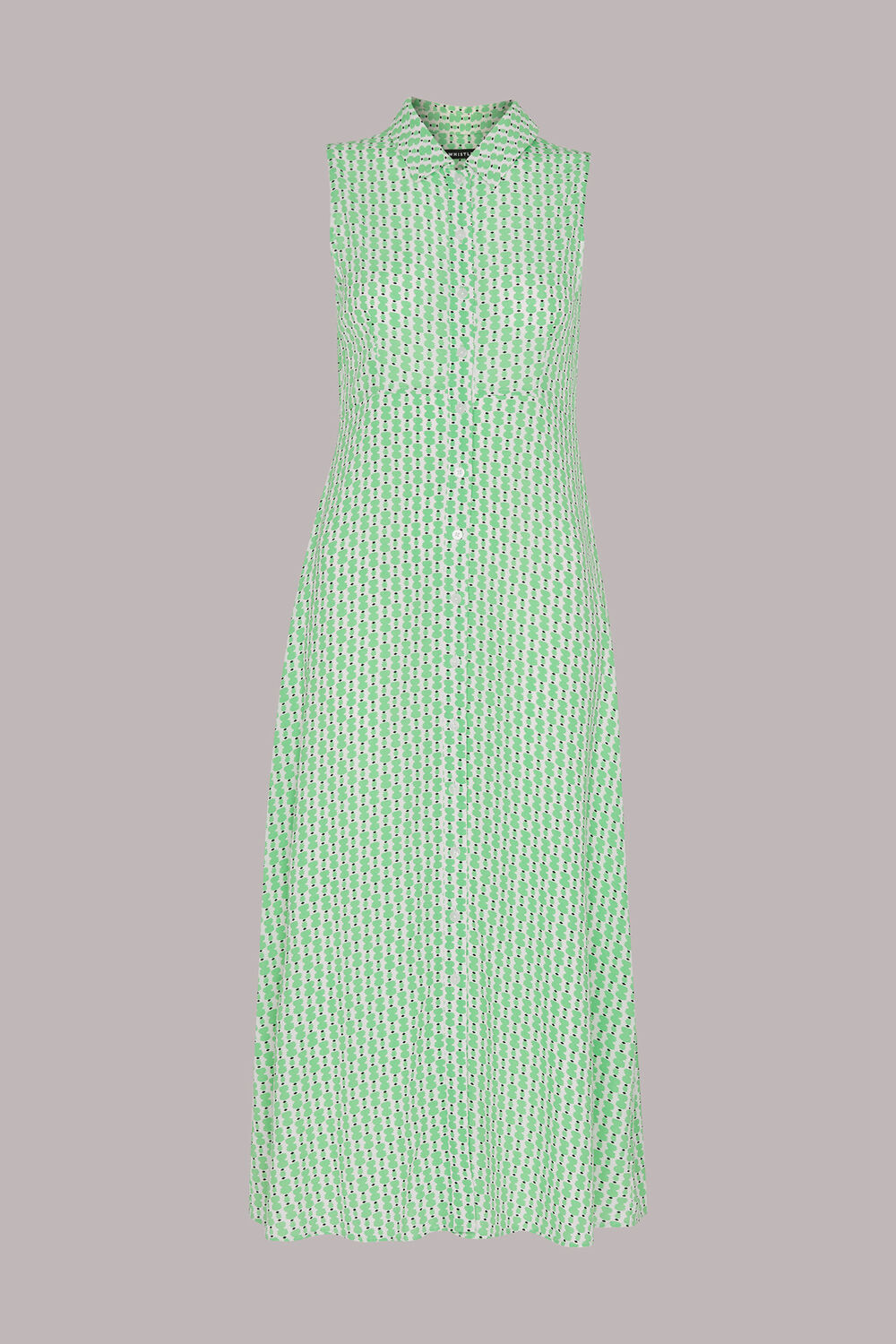 Vertical Stack Shirt Dress