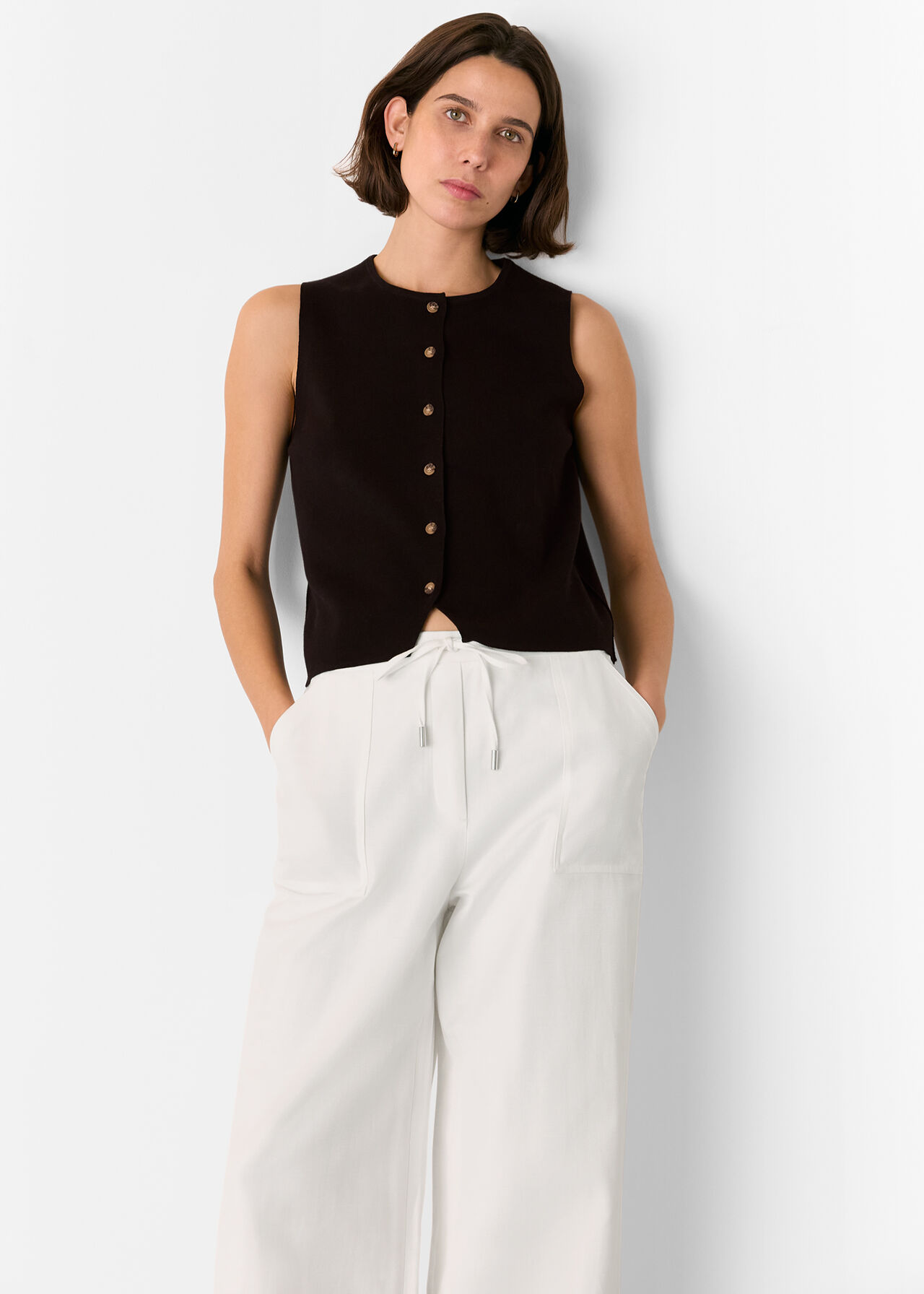 Leona Linen Blend Trouser