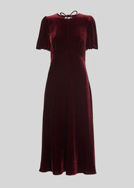Vilimina Silk Mix Velvet Dress
