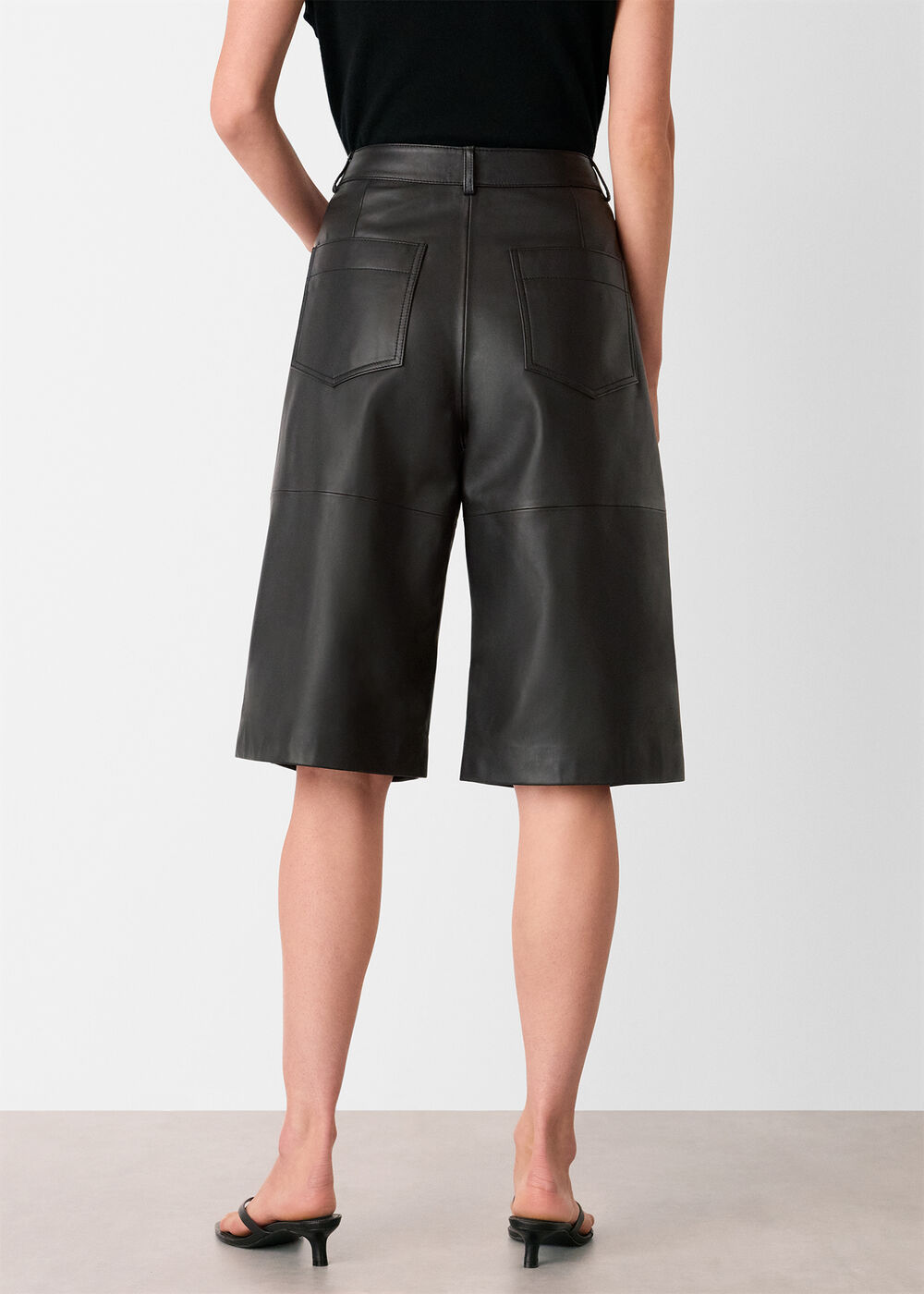 Leather Knee Short