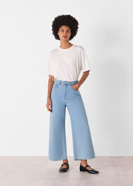 Wide Leg Cropped Jean