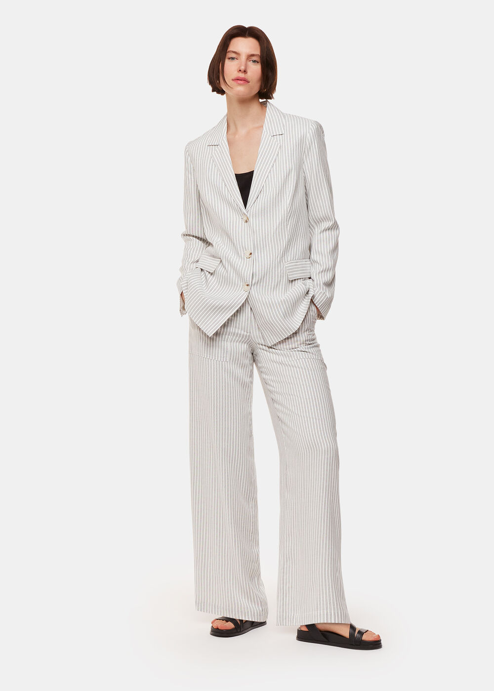 Luna Stripe Blazer