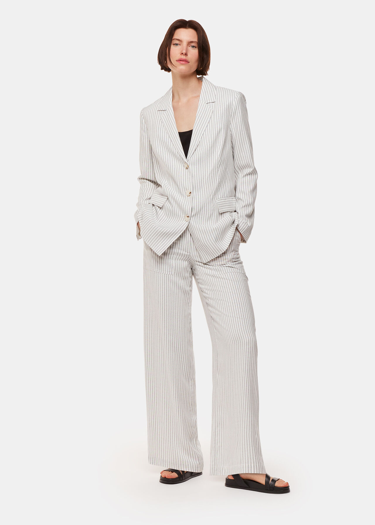 Luna Stripe Blazer