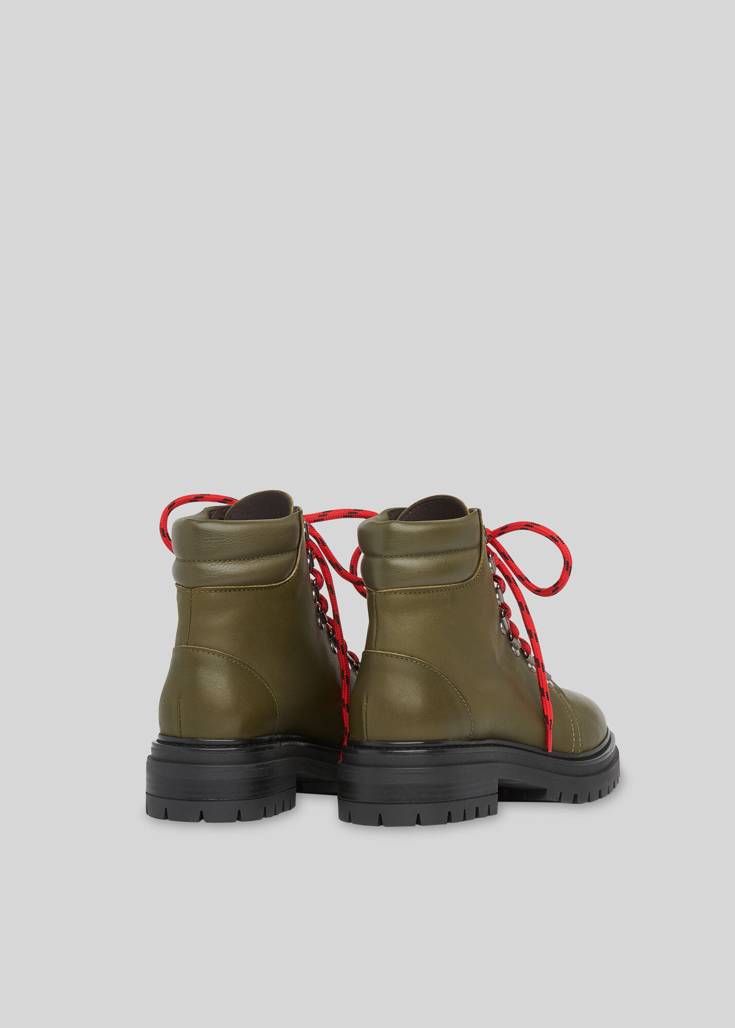 whistles amber leather lace up ankle boots