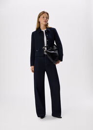 Cropped Boucle Jacket