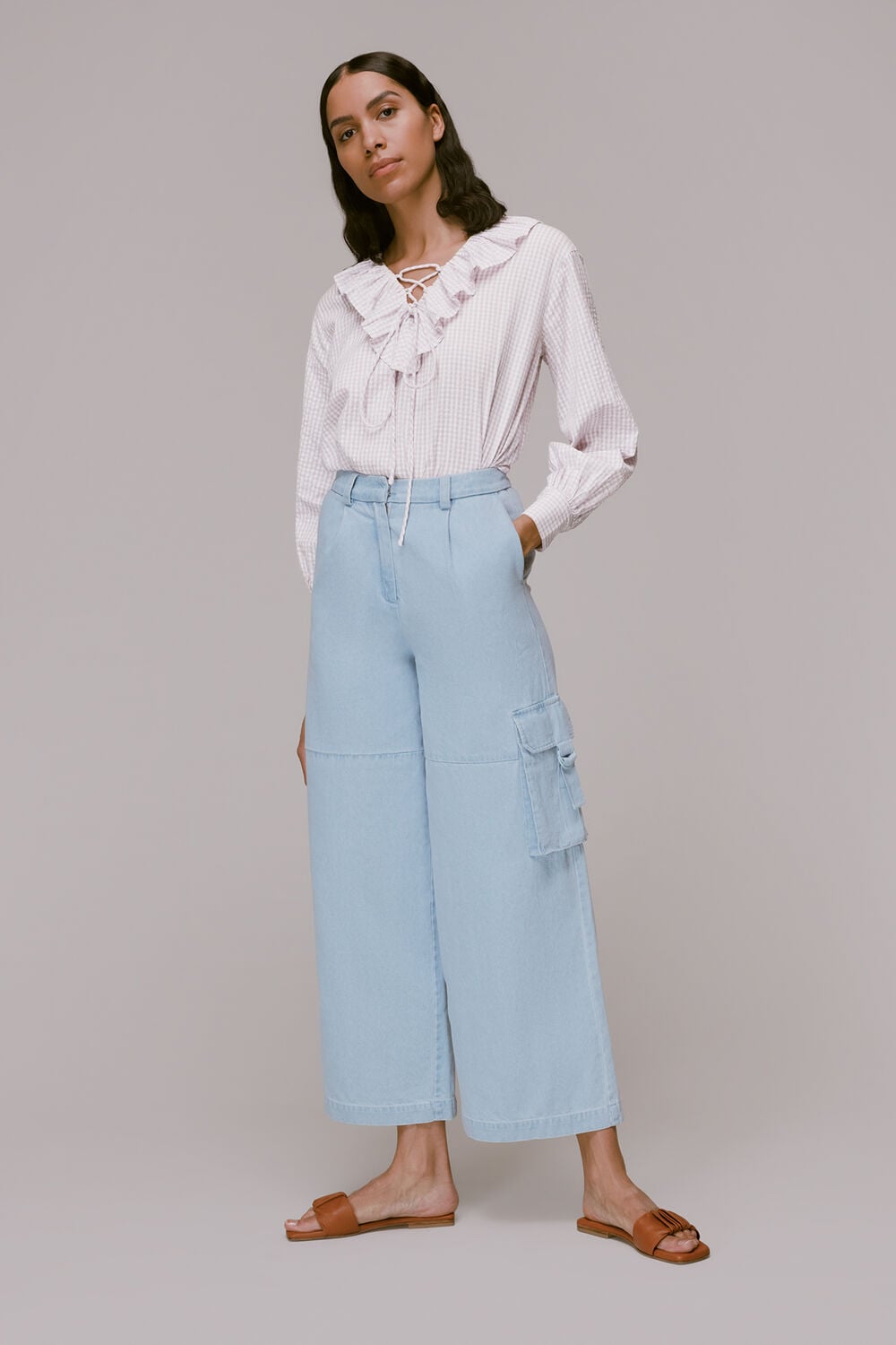 Francesca Check Blouse