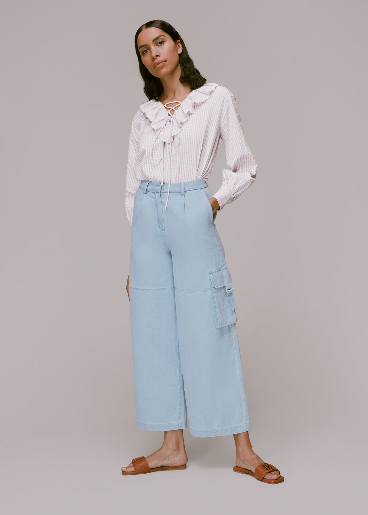 Francesca Check Blouse