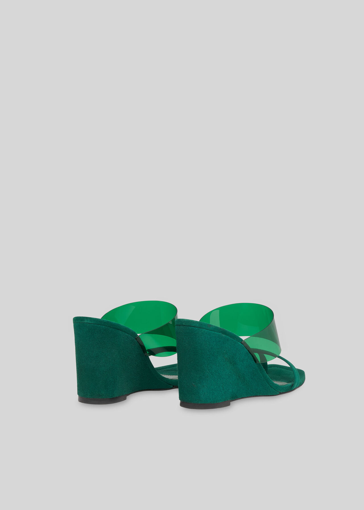 Green Thayer Perspex Wedge | WHISTLES | Whistles