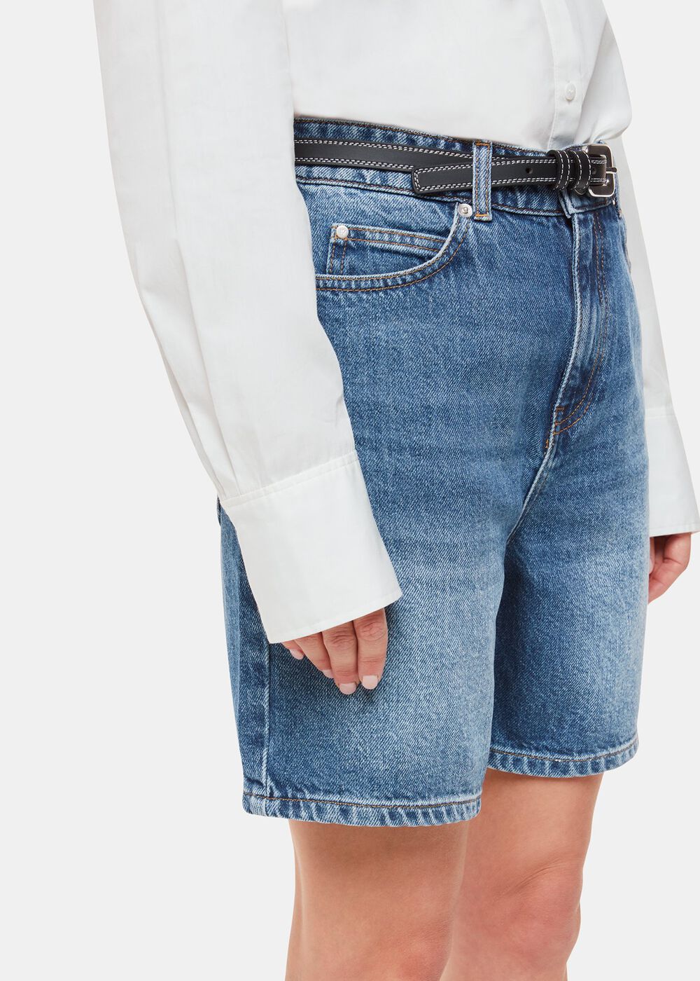 Petite Authentic Denim Short