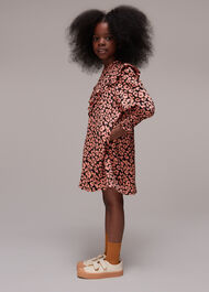 Fuzzy Leopard Avery Dress