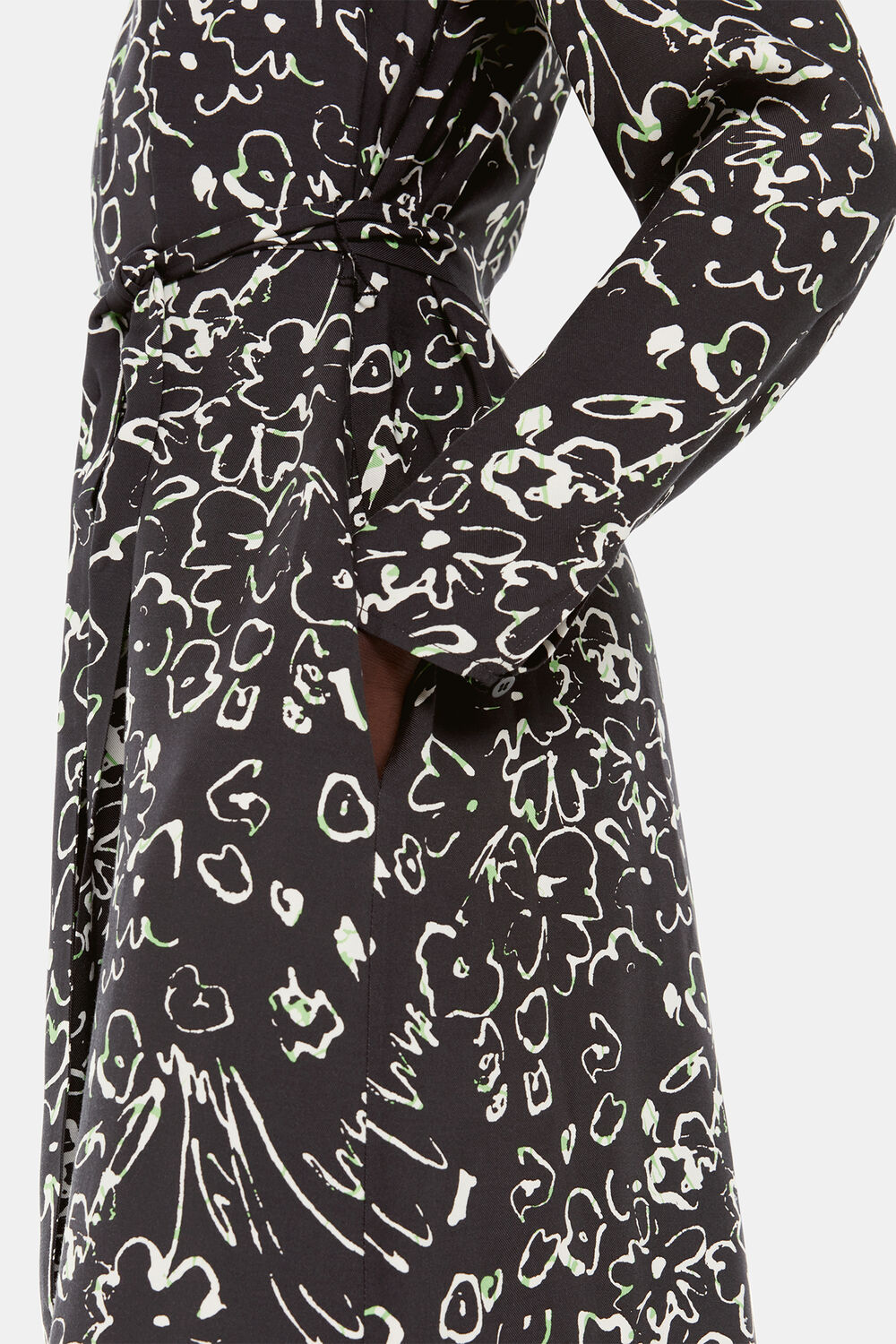 Scribble Bouquet Midi Dress