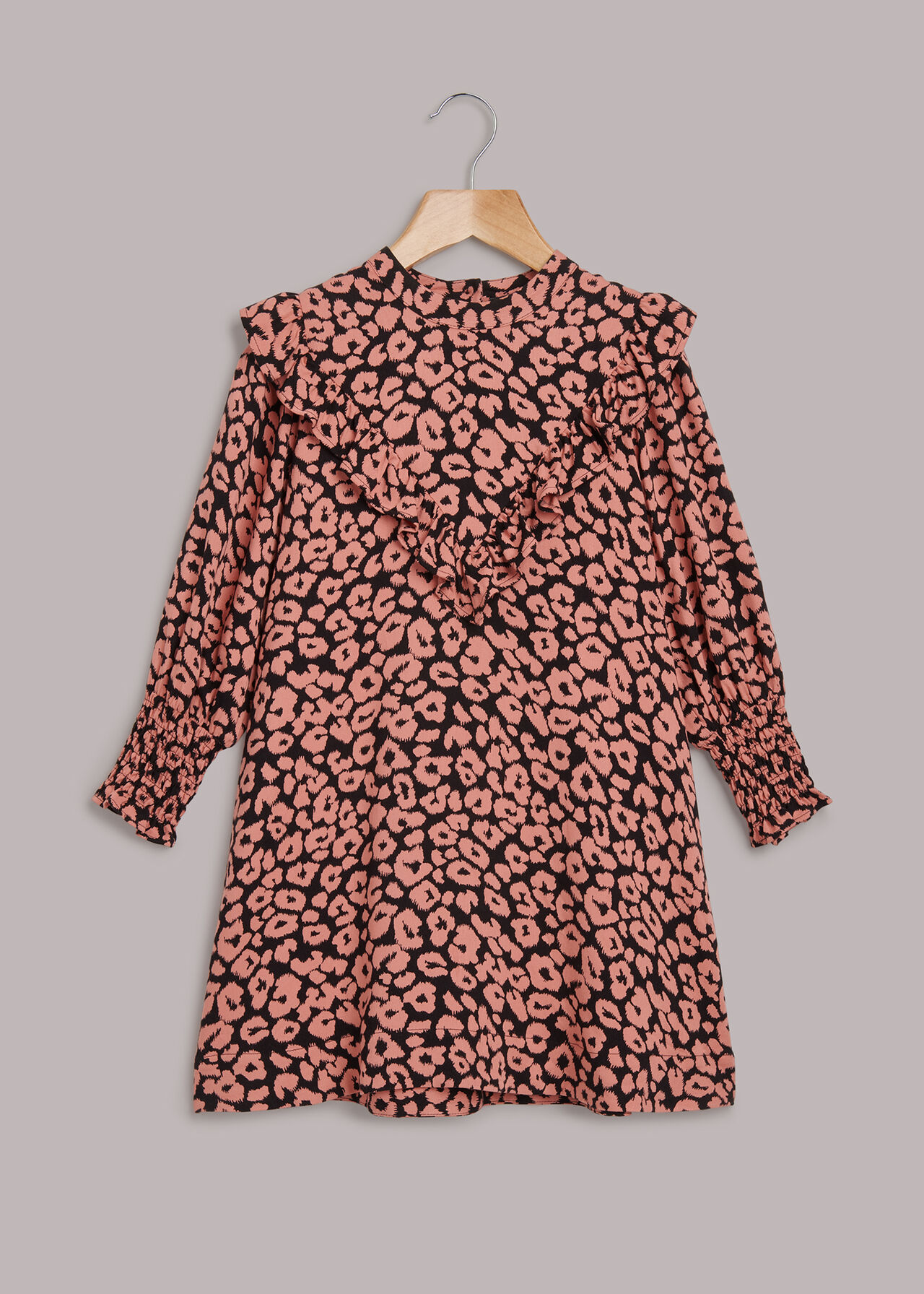 Fuzzy Leopard Avery Dress