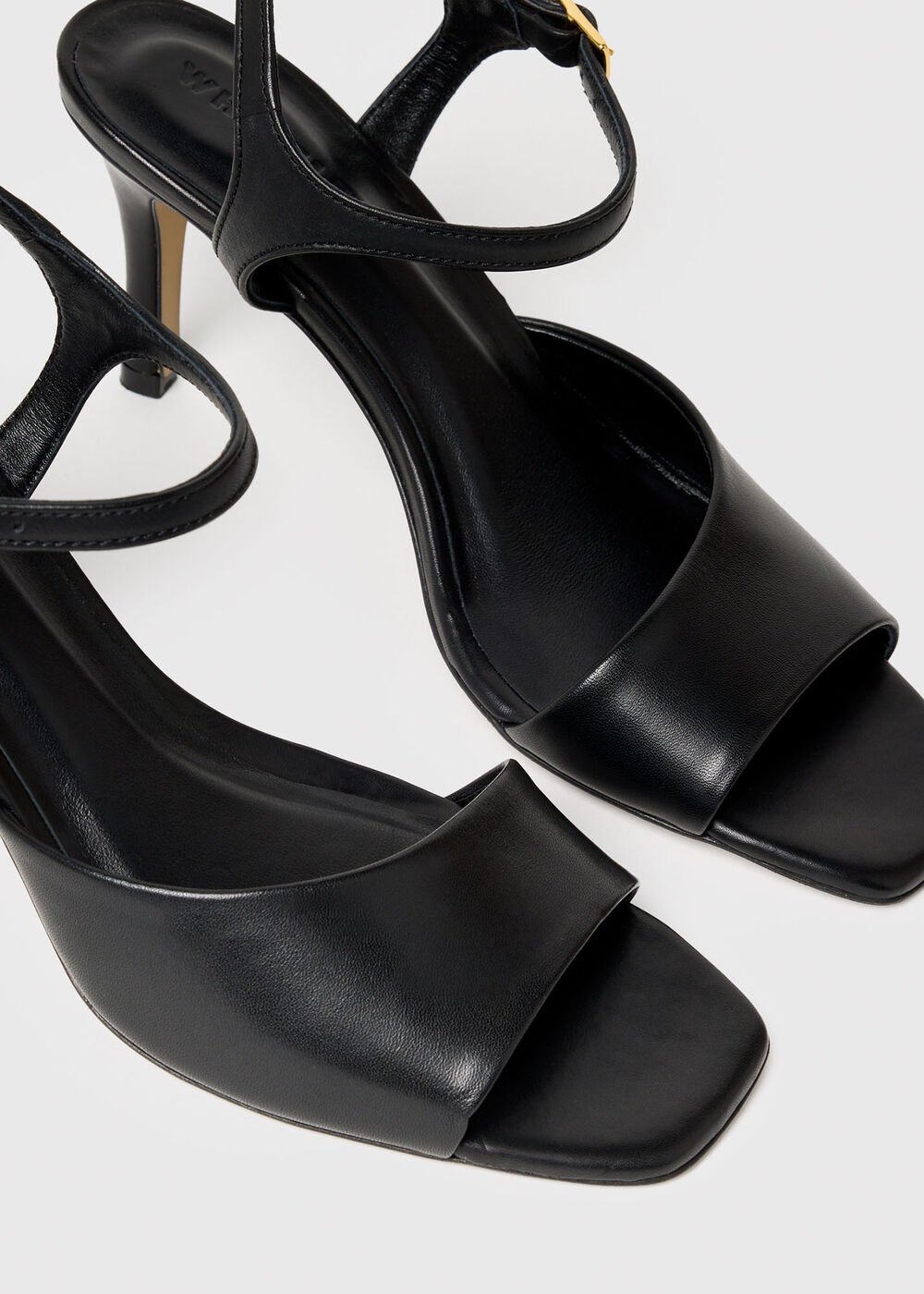 Asymmetric High Heeled Sandal