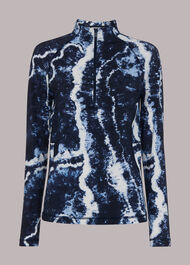 Tie Dye Layer Sports Top