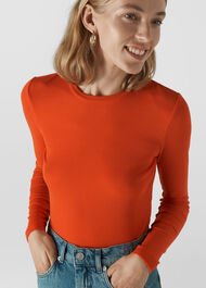 Essential Crew Neck Red